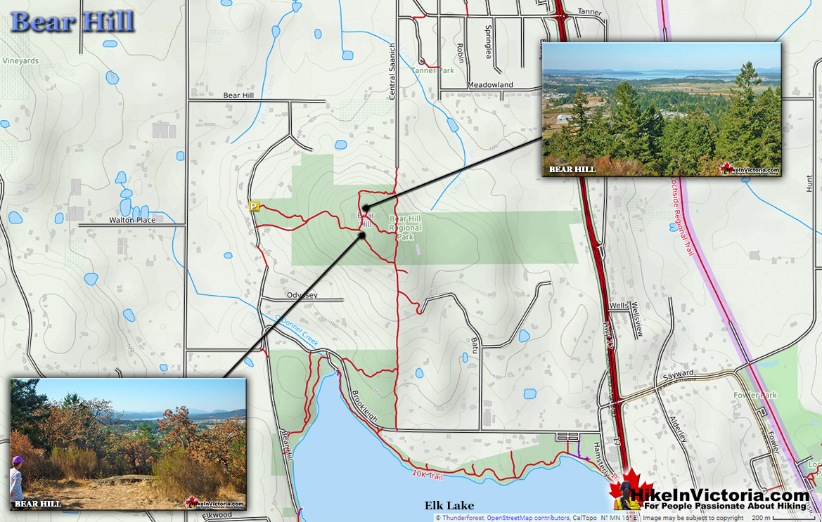 Bear Hill Regional Park Map