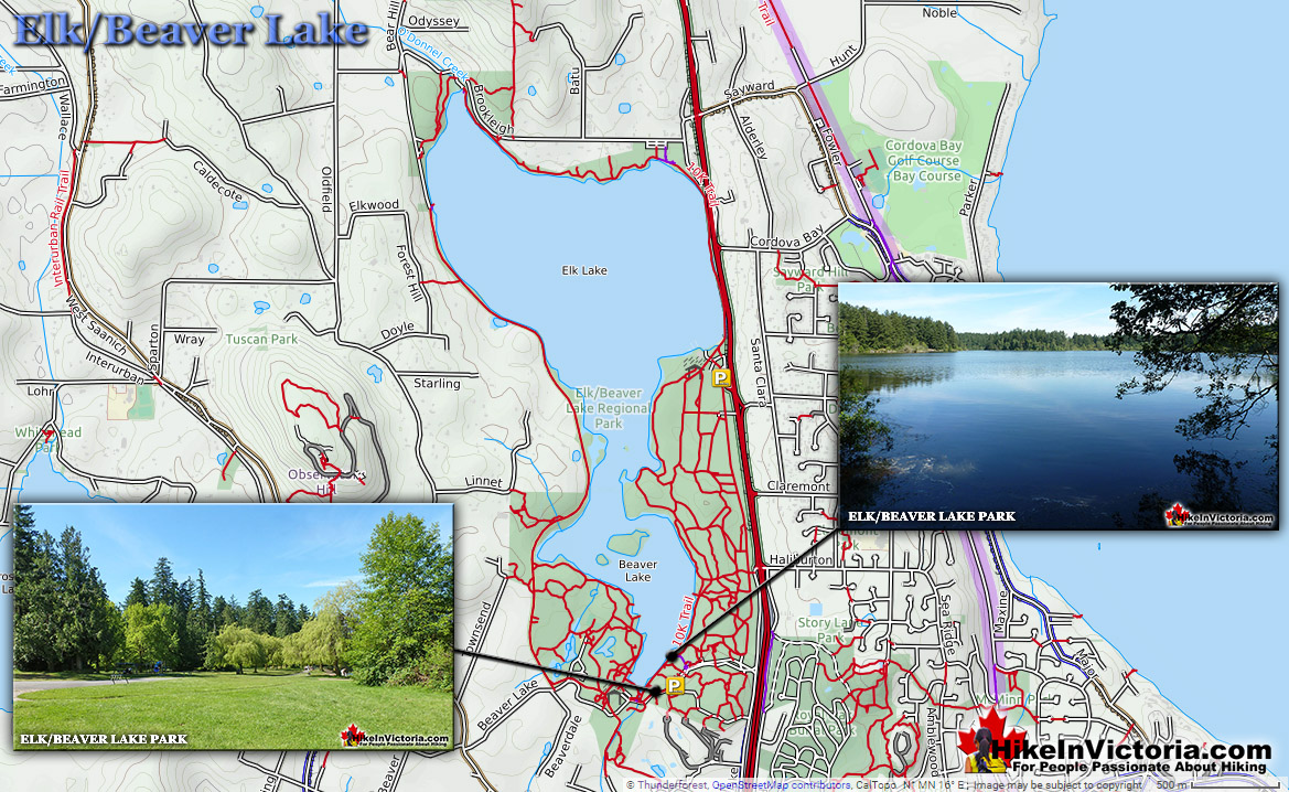 Elk/Beaver Lake Map