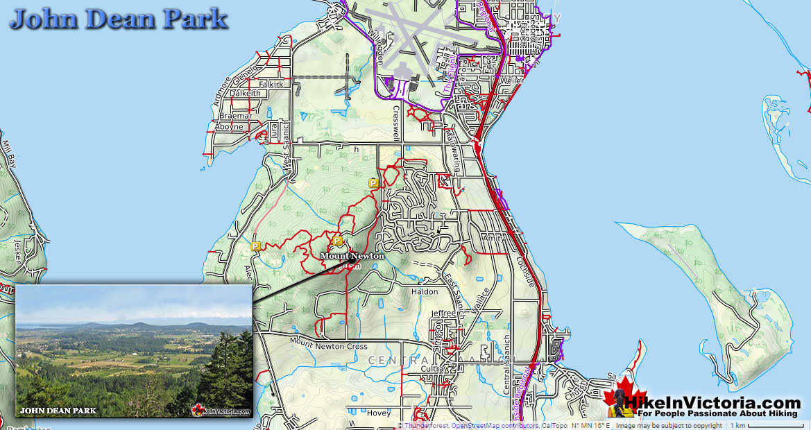 John Dean Park Directions Map