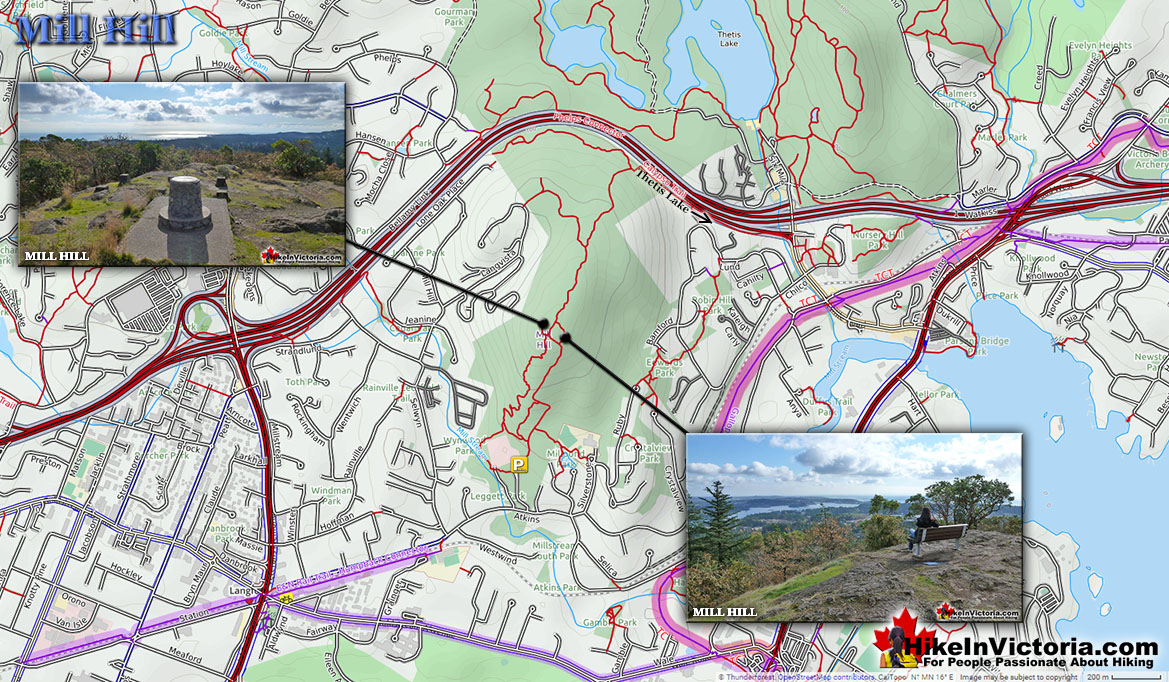 Mill Hill Regional Park Map